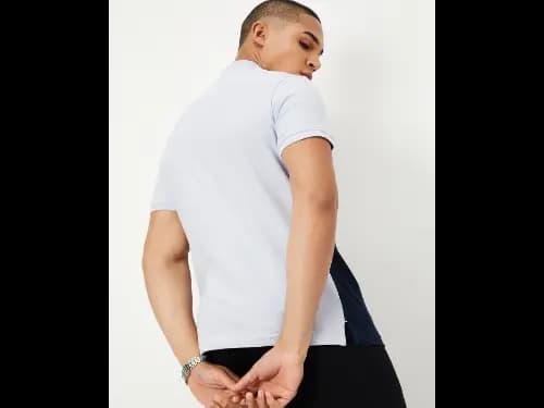 Men Colourblock Regular Fit Polo T-Shirt (4)