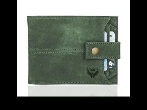 Genuine Leather Bi-Fold Wallet