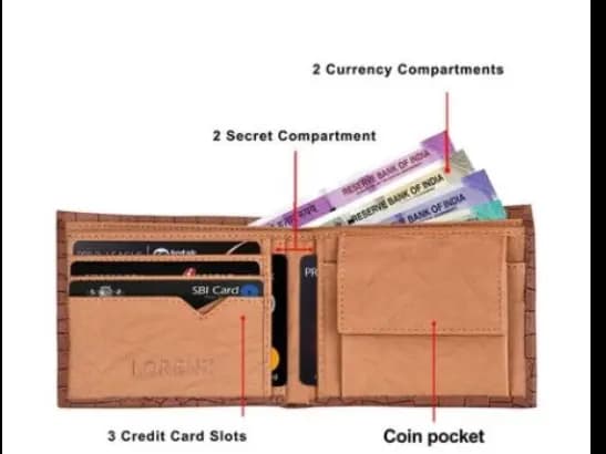 Croc-Embossed Bi-Fold Wallet (4)