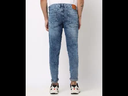 Heavily Washed Relaxed Fit Jeans (4)