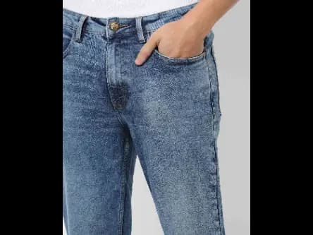Heavily Washed Relaxed Fit Jeans (3)