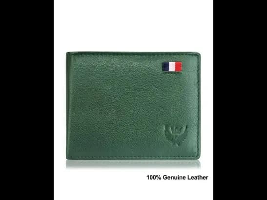 Genuine Leather Bi-Fold Wallet (2)