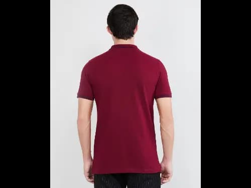 Men Slim Fit Polo T-Shirt with Contrast Tipping (4)
