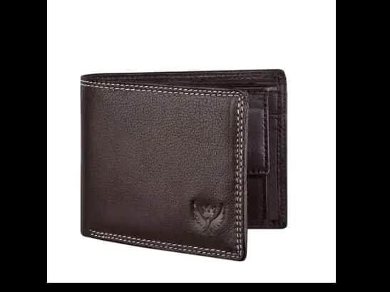 Genuine Leather Bi-Fold Wallet