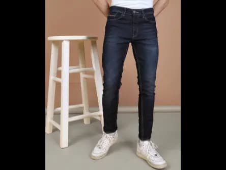 Lightly Washed Slim Fit Jeans