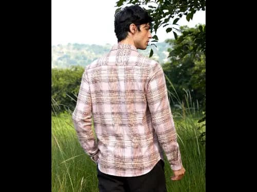 Men Checks Regular Fit Shirt (4)