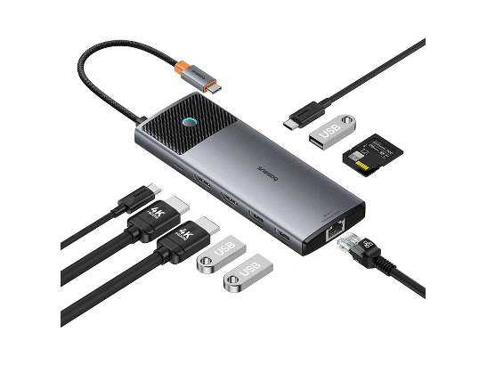 Baseus Metal Gleam Series II 10-in-1 USB HUB - B00061800813-01 (5)