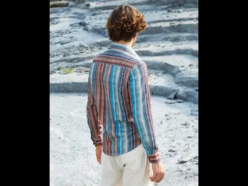Men Stripes Regular Fit Shirt (3)
