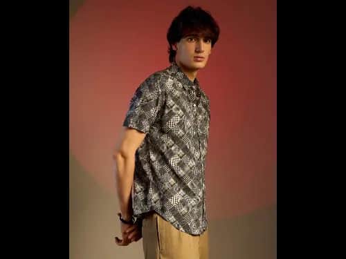Mens Graphic Regular Fit Shirt