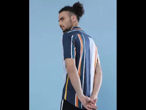 Men Striped Regular Fit Shirt (4)