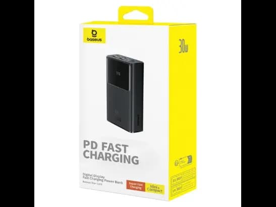 Baseus 10000mAh 30W Star-Lord Digital Display Fast Charging Power Bank – Cluster Black - P10022907113-00 (6)