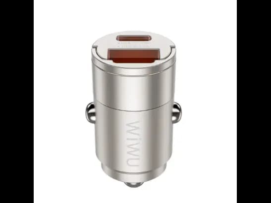 Wiwu WI-QC028 Nano 30W Fast Car Charger Titanium with 3 Month Warranty