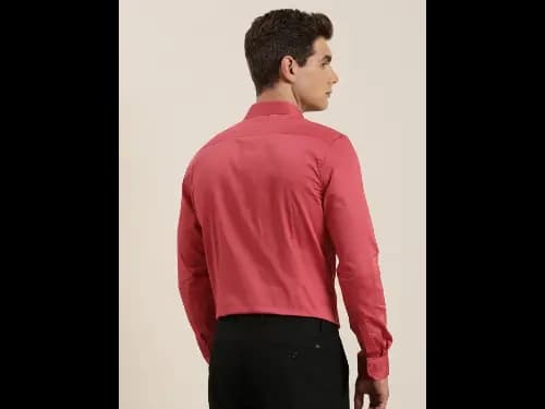 Men Classic Slim Fit Opaque Formal Shirt (4)