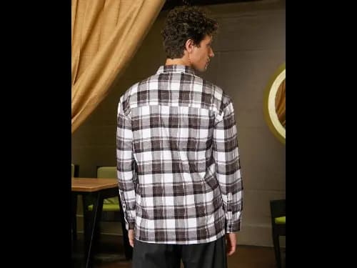Men Checks Regular Fit Shirt (3)