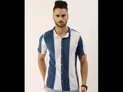 Striped Short-Sleeve Shirt