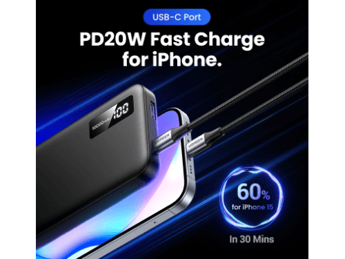 UGREEN 20W 10000mAh Two-way Fast Charging Power Bank PB311 - 25742 (6)