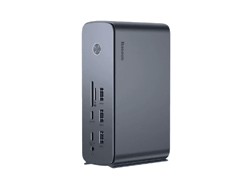 Baseus UnionJoy Pro 17-Port Four-Screen Multifunctional HUB Docking Station (US Pin Charging Adapter ) - WKSP090013 with 6 months warranty (3)
