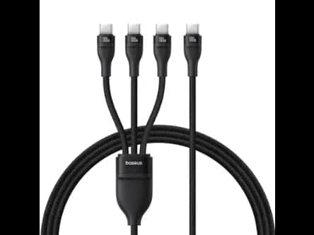 Baseus Flash Series 3 1.5Meter 100W One-for-three Type-C to C+C+C Fast Charging Cable - P10377503111-00