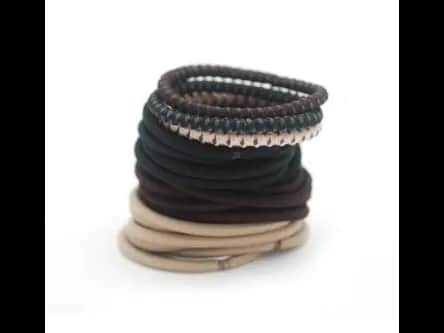 Elastic snag free 21 pcs