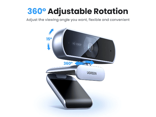 UGREEN HD 1080P Webcam – CM678 - 15728 with 1 year Warranty (5)