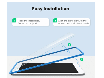 UGREEN Edge HD Protective Film with Easy Install Kit for iPad 10.2inch (2019) (1-Pack) | SP145 - 80352 (7)