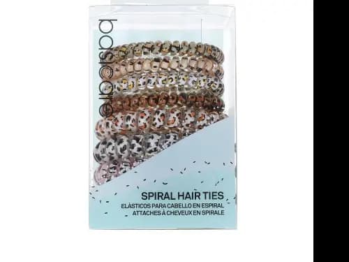 BASICARE SPIRAL HAIR TIES PACK OF 8 (2)