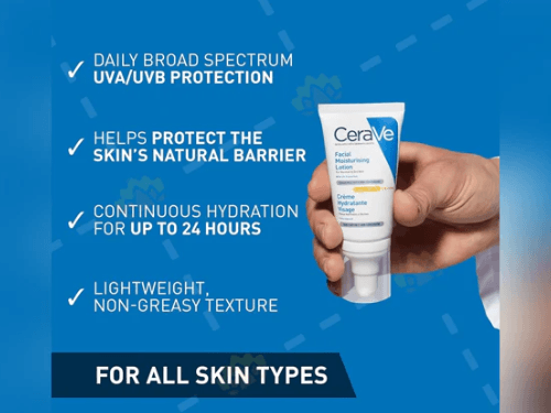 Cerave AM Facial Moisturizing Lotion 52ml - FRANCE (2)