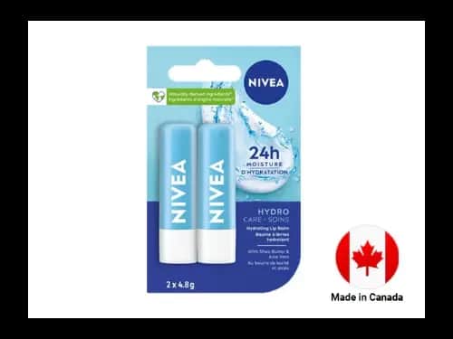 Nivea Hydro Care Lip Balm Duo Pack - CANADA