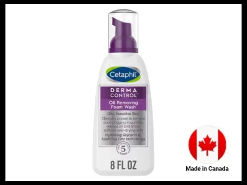 Cetaphil Derma Control Oil Control Foam Wash 236ml - CANADA
