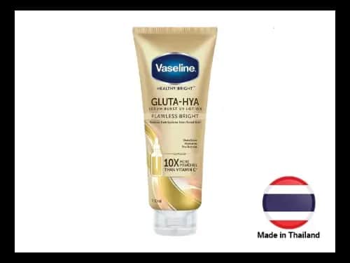 Vaseline Gluta-Hya Flawless Glow Serum Burst UV Lotion 330ml - THAILAND