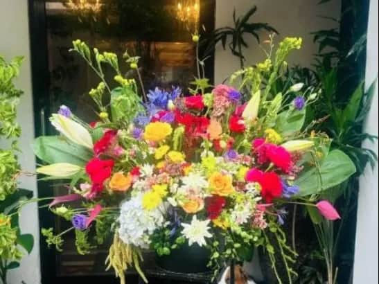 Birthday girl in heart Bouquet