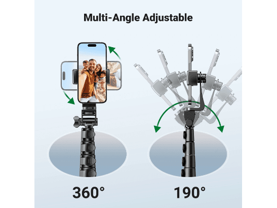 UGREEN 1.7 Meter Floor Tripod And Selfie Stick with Bluetooth Remote – LP680 - 15609 with 1 Year Warranty (5)