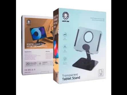 GREEN LION TRANSPARENT 360 TABLET STAND