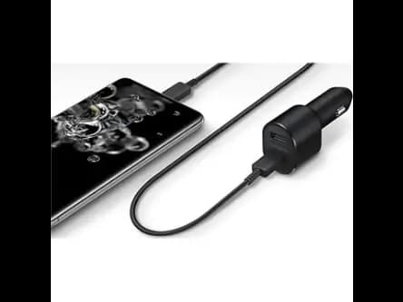SAMSUNG Super Fast Dual Car Charger Usb 45W 15W Two Ports Black (3)