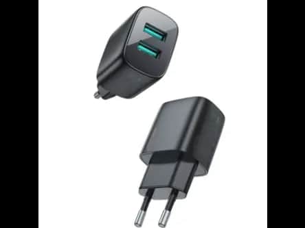 JoyRomm L-2A123 2.4A Dual ports mini fast charger EU with cable
