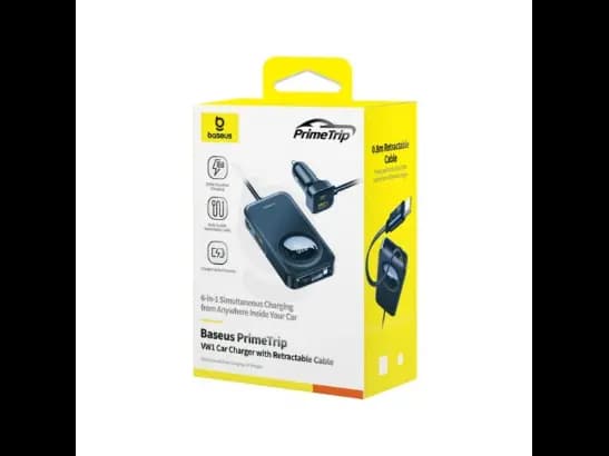 Car Accessories, Car Chargers, New Arrival Baseus 60W PrimeTrip VW1 Car Charger - C00069000121-00 (2)