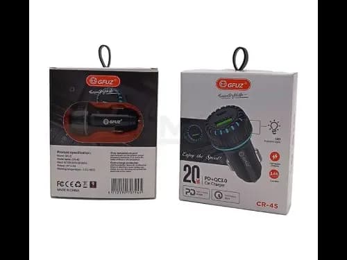 GFUZ CR-45 CAR CHARGER 20W+QC 3.0