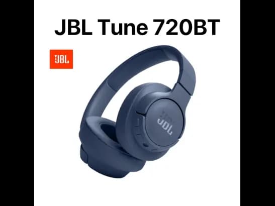 JBL Tune 720BT Wireless Over-Ear Headphones – 76H Playtime, Pure Bass, Bluetooth 5.3