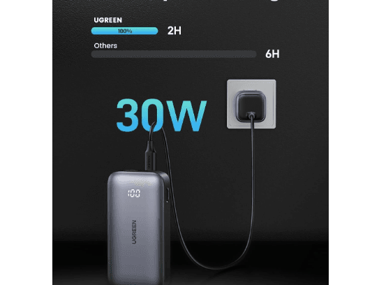 UGREEN 10000mAh 30W Nexode Fast Charging Power Bank – PB502 - 25185 (4)