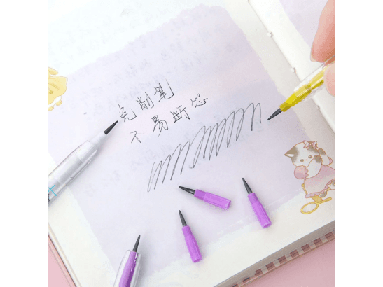 Cute Cartoon Head Pencils for Kids - 4 Pcs (4)