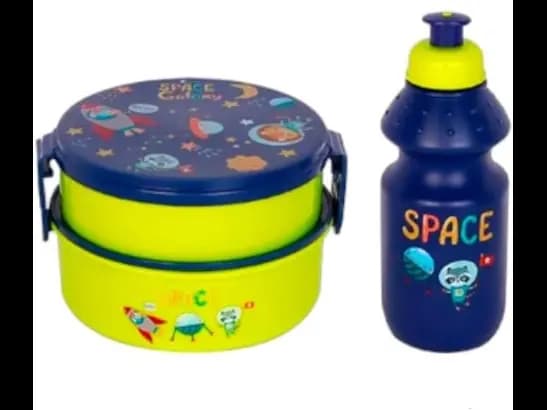 3-Piece Children's School Lunch Box Kit for Boys and Girls (5)