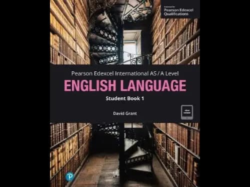 Pearson Edexcel International AS-A Level English Language Student Book 1 with code by David Grant