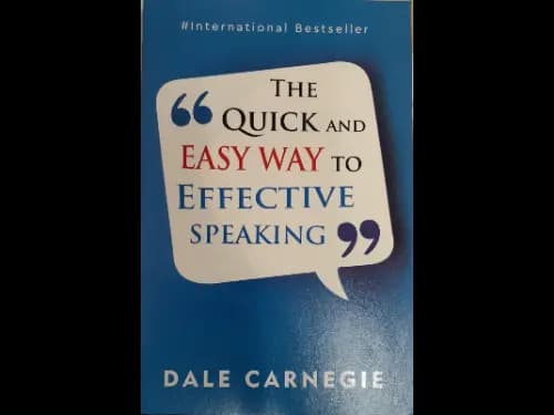 The Quick And Easy Way To Effective Speaking by Dale Carnegie