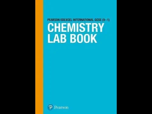 Pearson Edexcel International GCSE (9-1) Chemistry Lab Book by John Kavanagh