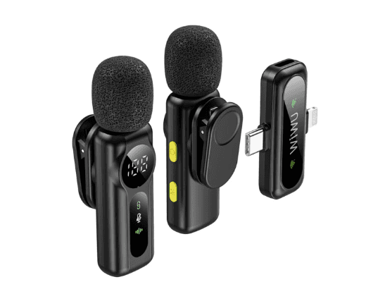WiWU Wi-WM007 ANC Duo Wireless Type-C & Lightning Microphone with 6 Month Warranty (2)