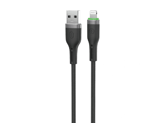WiWU Wi-C068 Oringlink USB To Lightning Cable 1M – Black with 6 months warranty (2)