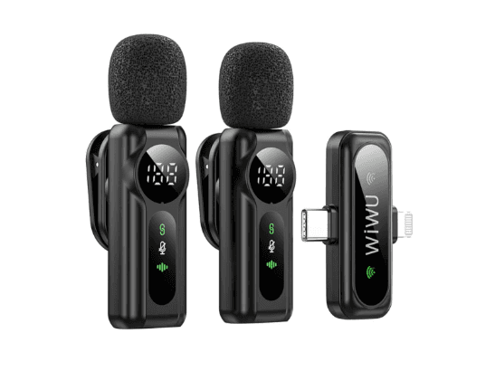 WiWU Wi-WM007 ANC Duo Wireless Type-C & Lightning Microphone with 6 Month Warranty (4)