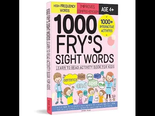 1000 Frys Sight Words: Learn to Read Activity Book for Kids