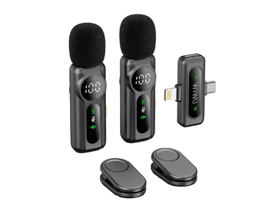 WiWU Wi-WM007 ANC Duo Wireless Type-C & Lightning Microphone with 6 Month Warranty (5)