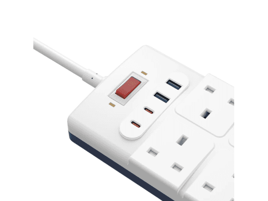 WiWU Wi-S009 3250W GaN 12in1 Power Strip – White with 6 Month Warranty (3)